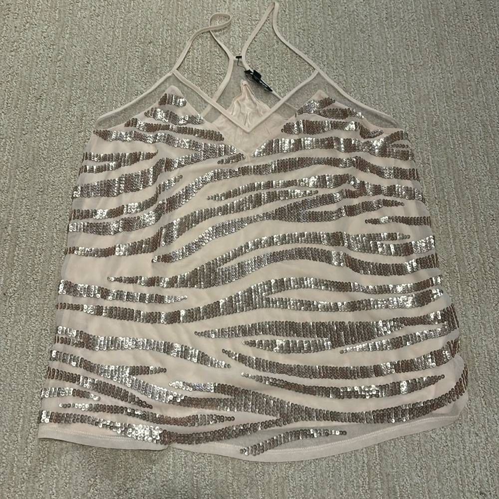 Sequence zebra print. Light pink/sheer details